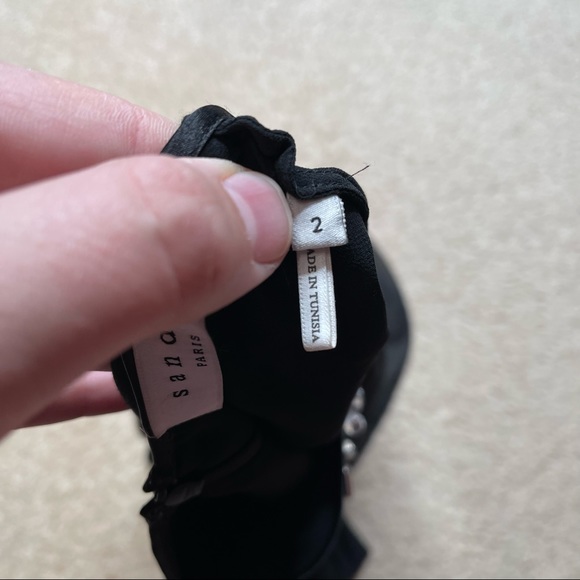 Sandro Embellished Layered Blouse - Picture 4 of 5